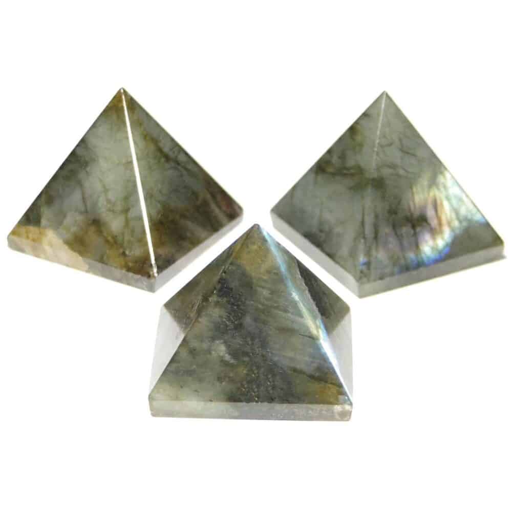 Nature's Crest - Labradorite Pyramid - Labradorite Pyramids Multiple