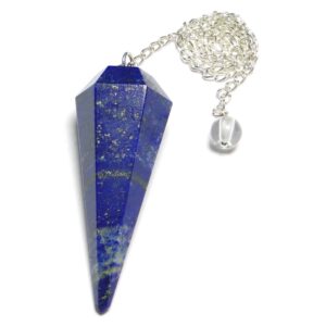 Lapis Lazuli Faceted Dowsing Pendulum