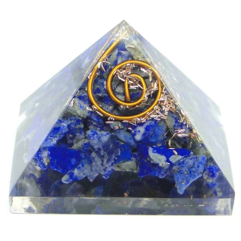 Nature's Crest - Lapis Lazuli Orgone Pyramid - Lapis Orgone Pyramids