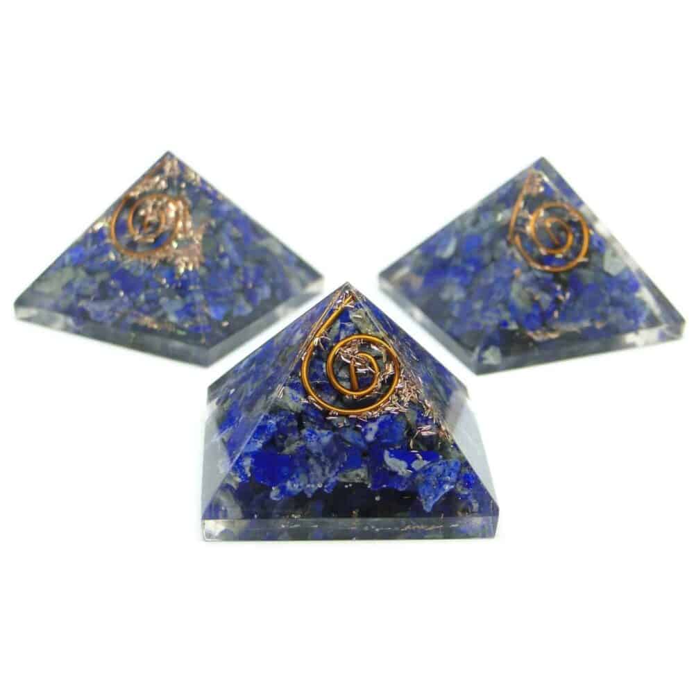 Lapis Lazuli Orgone Pyramid - Image 2