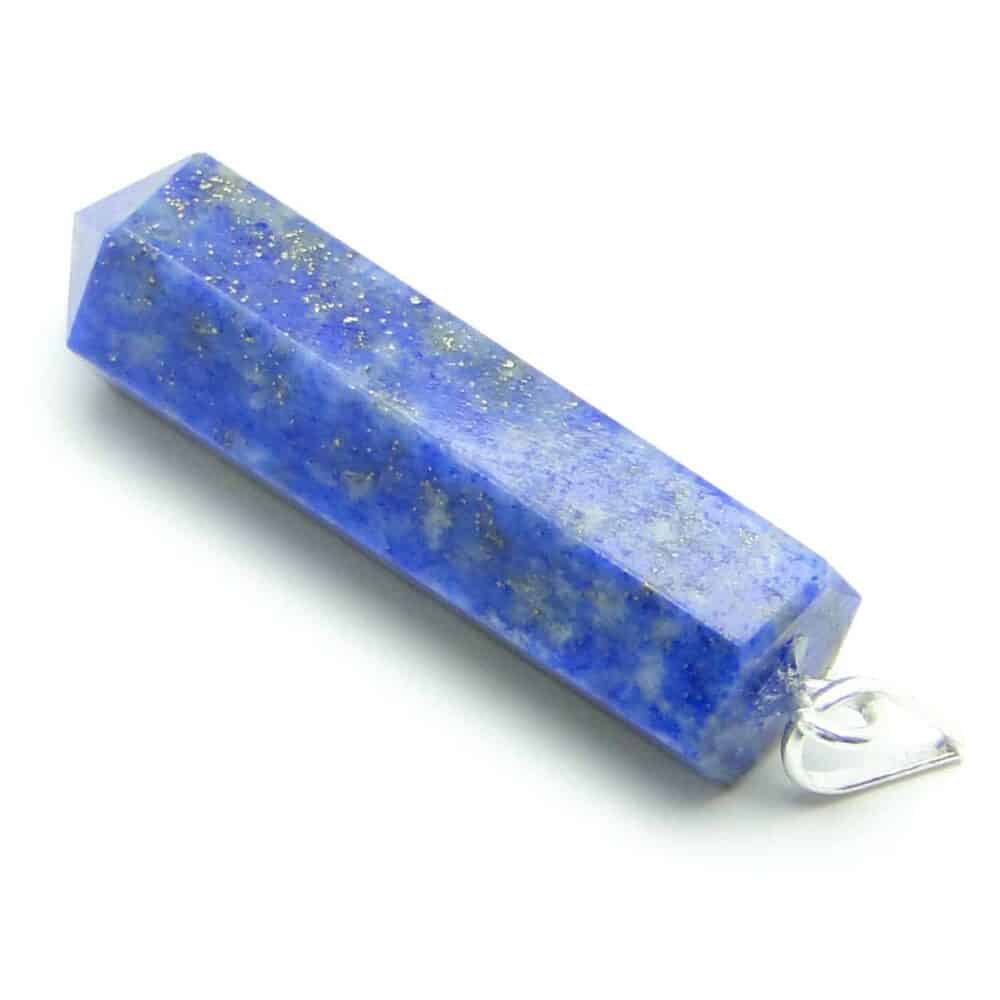 Nature's Crest - Lapis Lazuli Pencil Pendant - Lapis Pencil Pendant Back