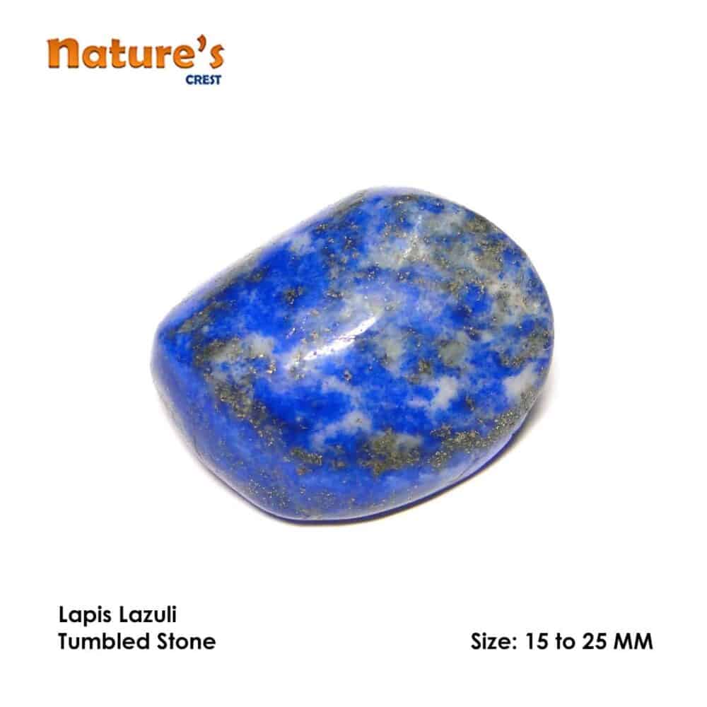 Nature's Crest - Lapis Lazuli Tumbled Pebble Stones - Lapis Tumbled Stone