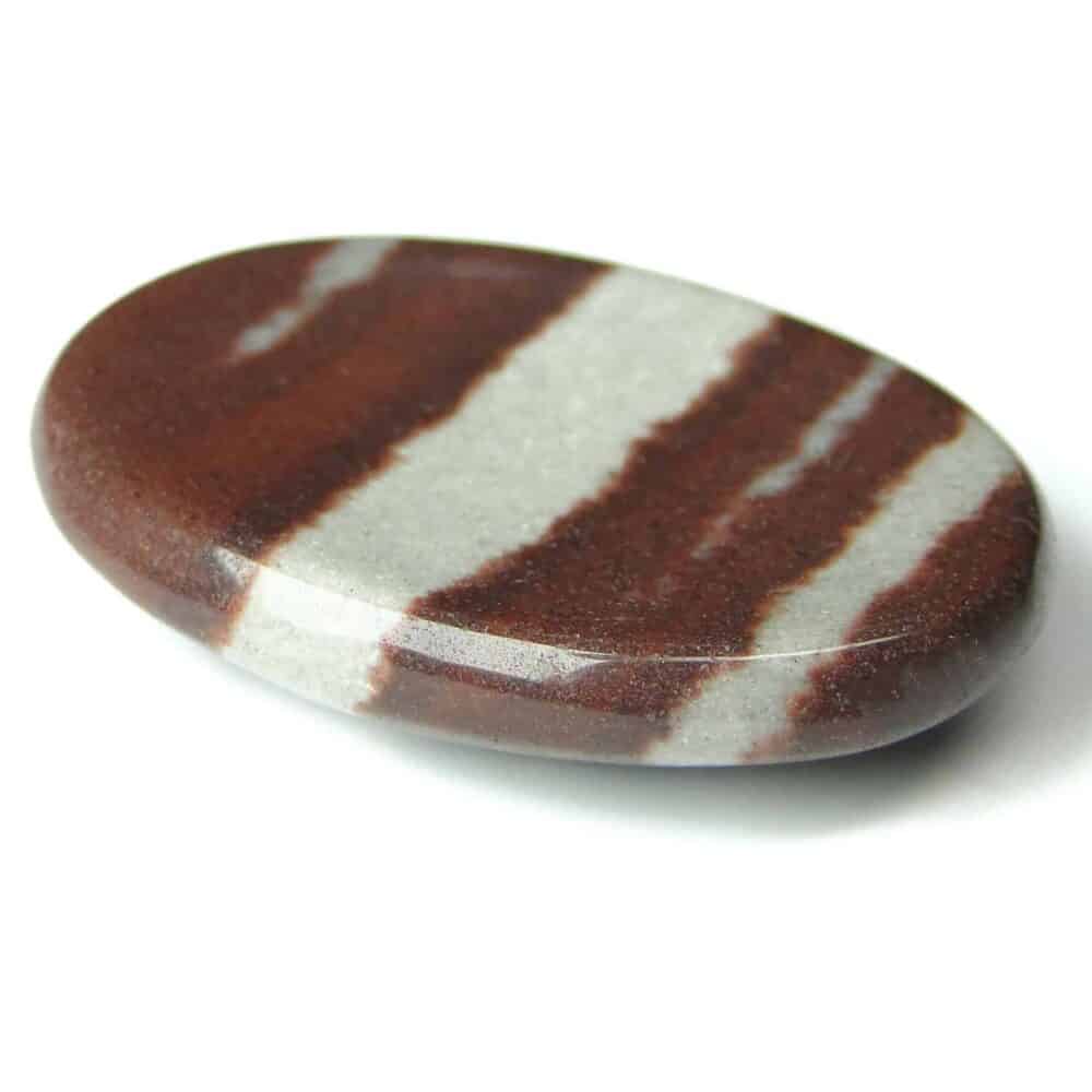 Nature's Crest - Lingam Stone (Narmada River Stone) Worry Stone Palm Stone Thumb Stone - Lingam Worry Stone