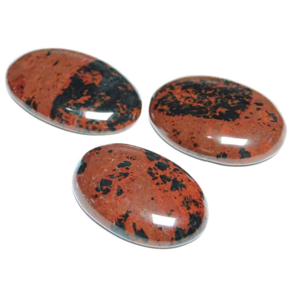 Nature's Crest - Mahogany Obsidian Oval Cabochon - Mahogany Cabochon Multiple