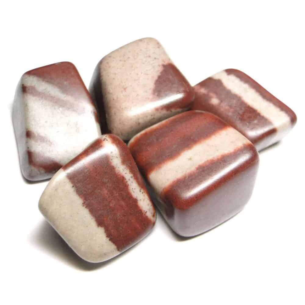 Nature's Crest - Lingam Stone (Narmada River Stone) Tumbled Pebble Stones - Narmada River Lingam Stone Tumbled Stone 5 Pc