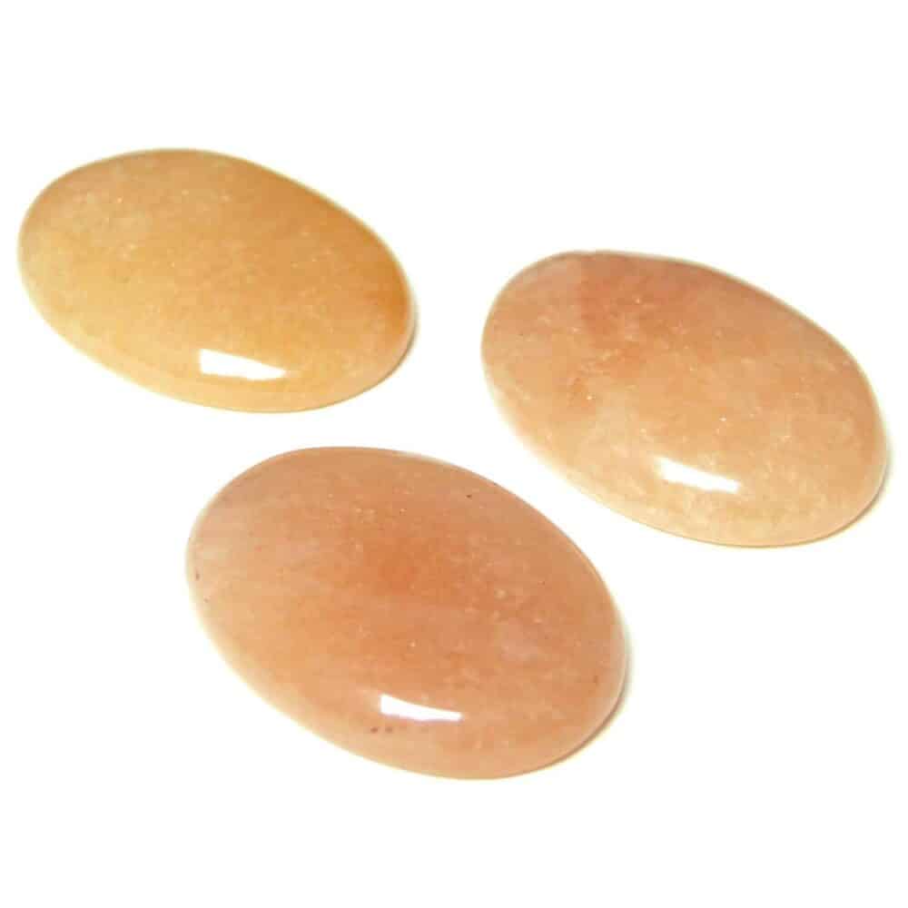 Nature's Crest - Pink Aventurine Oval Cabochon - Pink Aventurine Oval Multiple