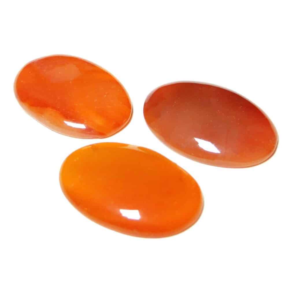 Nature's Crest - Red Carnelian Oval Cabochon - Red Carnelian Oval Multiple