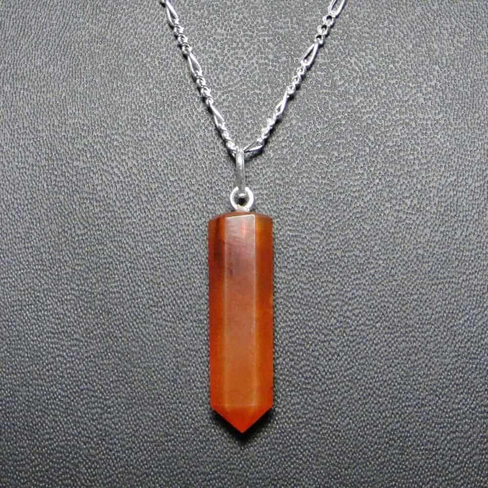 Red Carnelian Pencil Pendant - Image 4