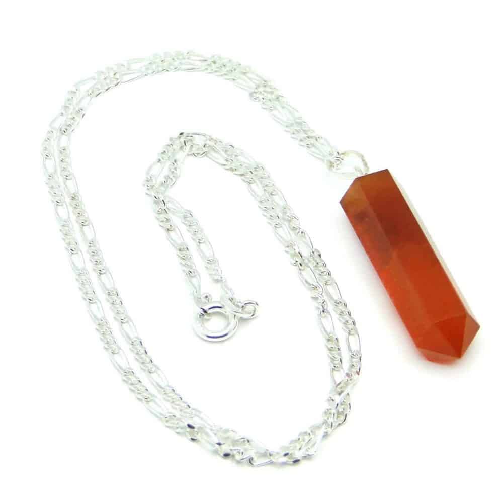 Red Carnelian Pencil Pendant - Image 2