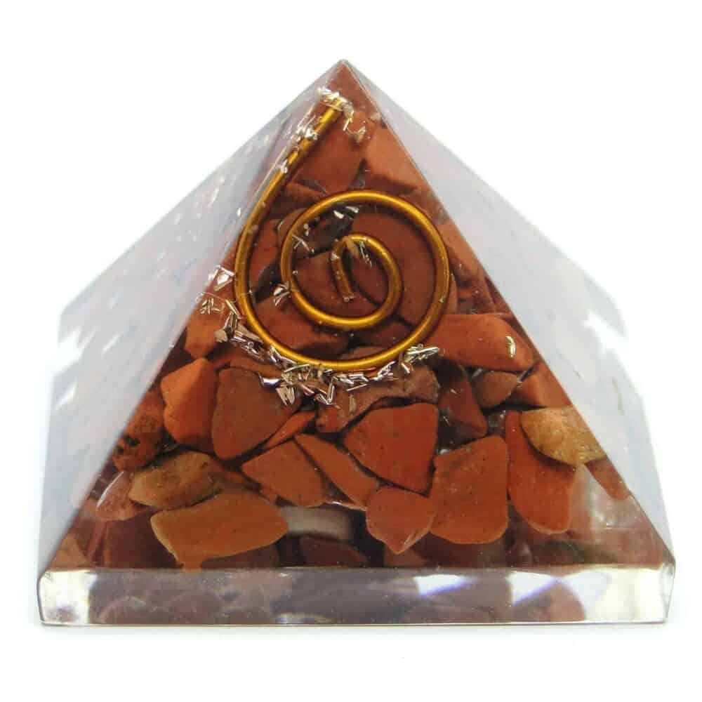 Red Jasper Orgone Pyramid
