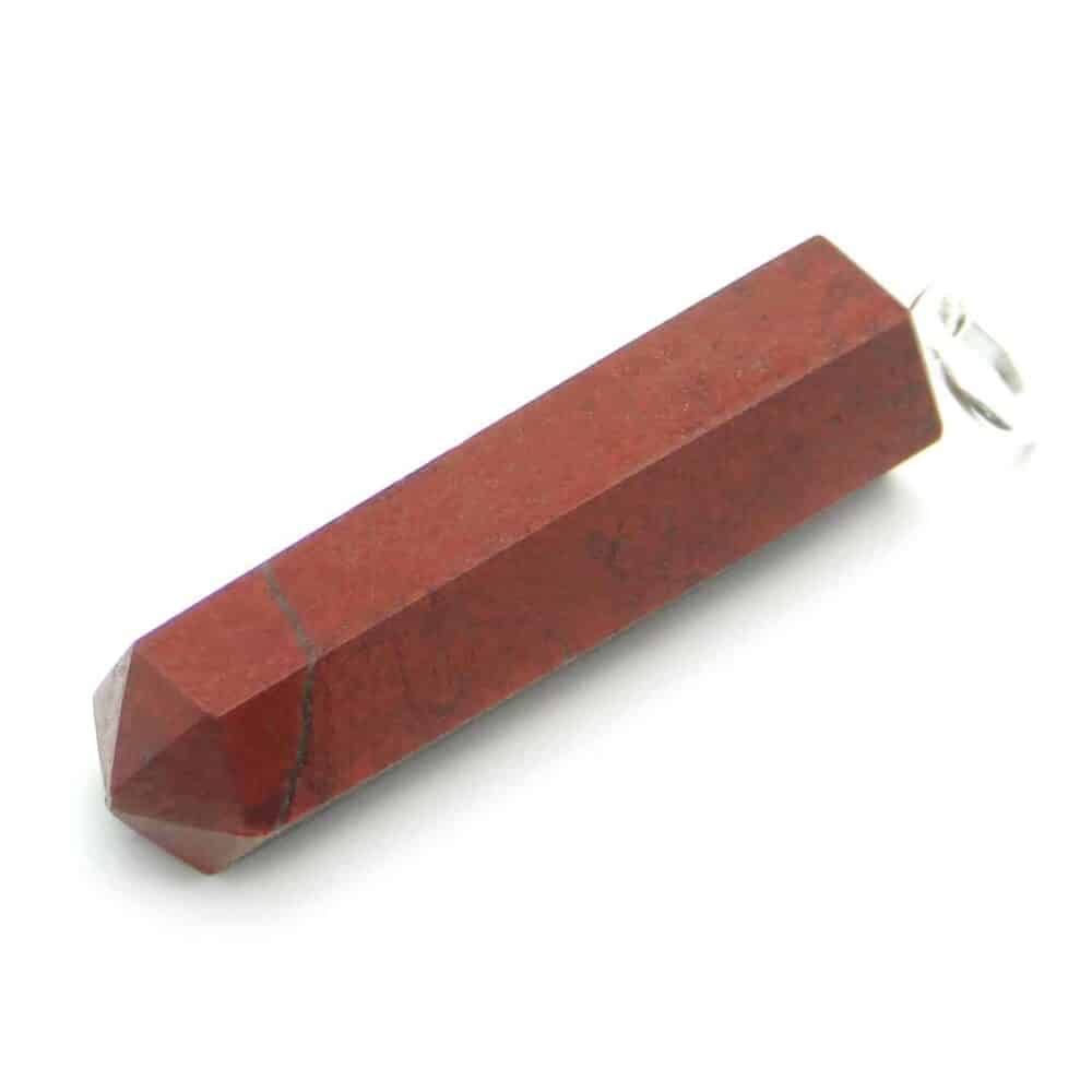 Red Jasper Pencil Pendant