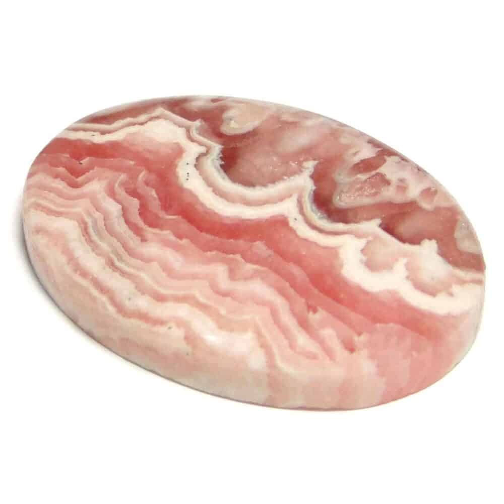 Nature's Crest - Rhodochrosite Oval Cabochon - Rhodochrosite Cabochon