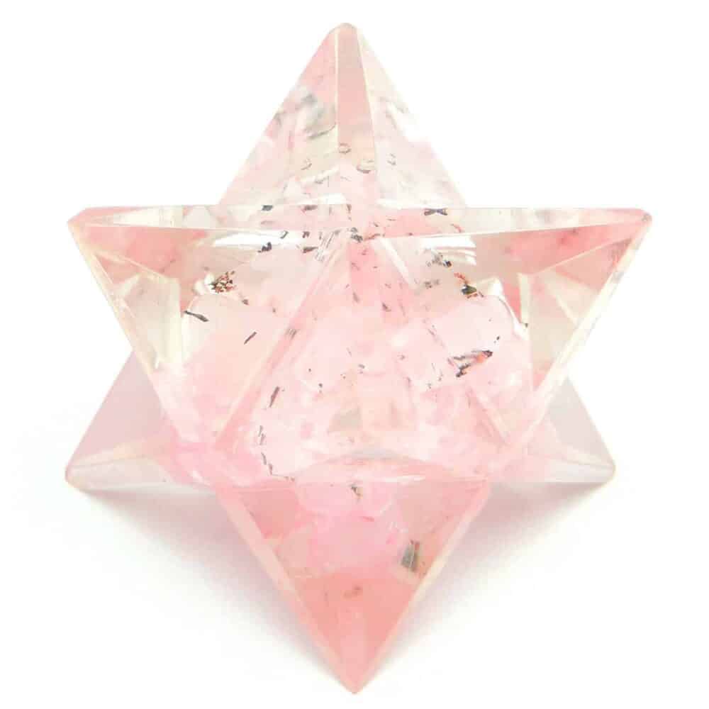 Rose Quartz Orgone Merkaba