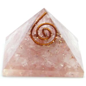 Rose Quartz Orgone Pyramid