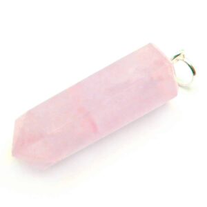 Rose Quartz Pencil Pendant