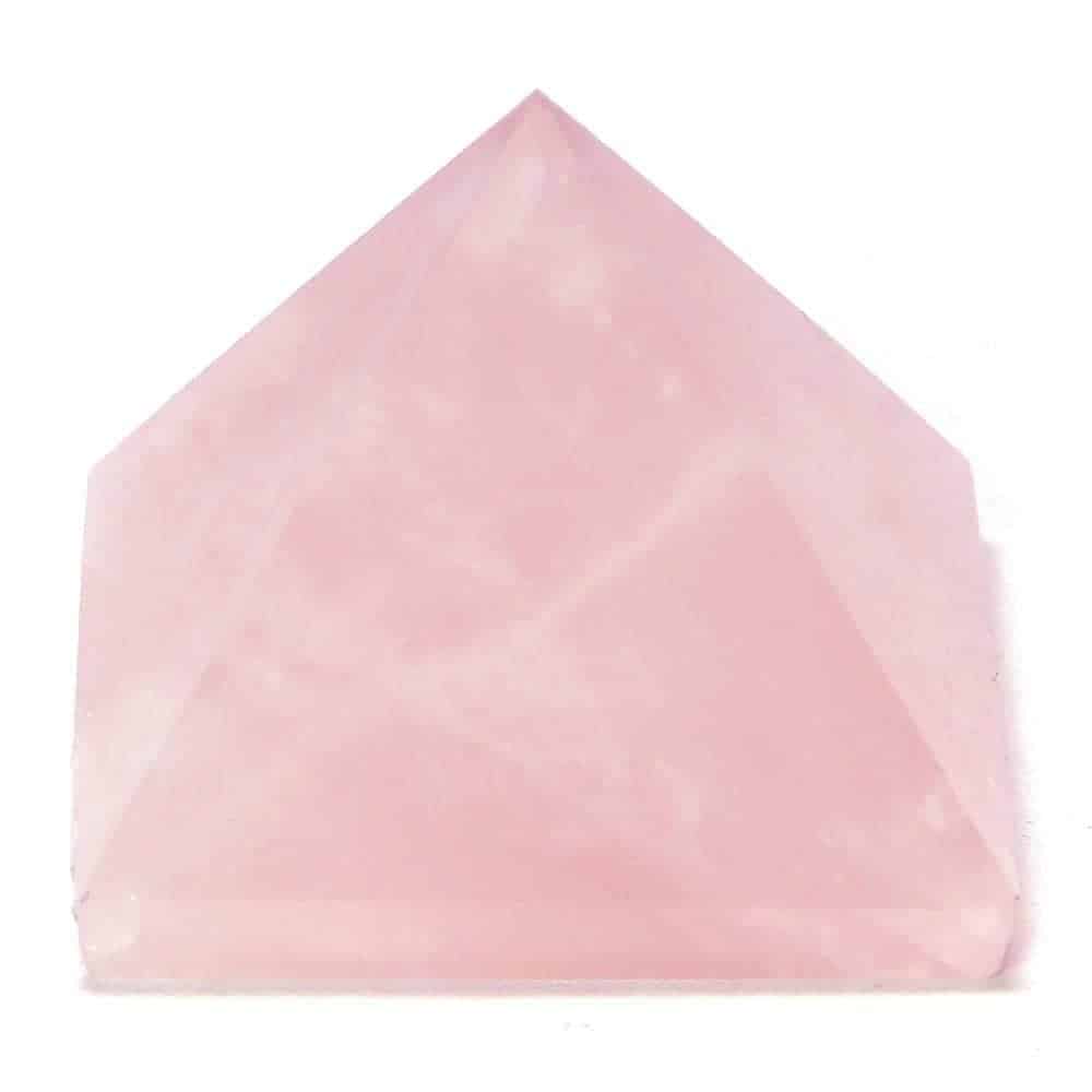 Nature's Crest - Rose Quartz Pyramid - Rose Quartz Pyramids