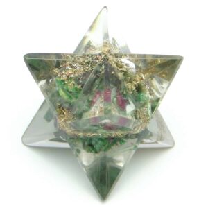 Ruby Fuchsite Orgone Merkaba