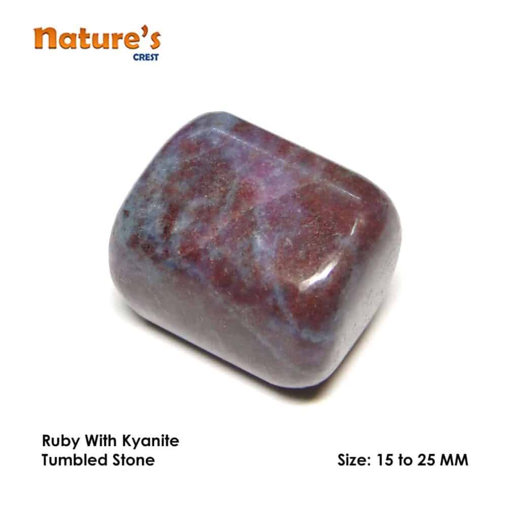 Ruby Kyanite (Manek / Manik) Tumbled Pebble Stones - Image 4