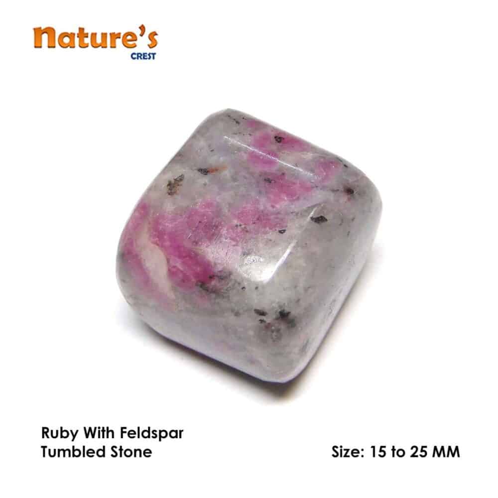 Ruby Feldspar (Manek / Manik) Tumbled Pebble Stones - Image 4