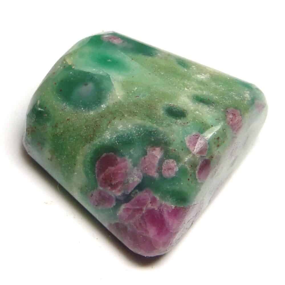 Nature's Crest - Ruby Fuchsite (Manek / Manik) Tumbled Pebble Stones - Ruby With Fuchsite Tumbled Stone 1 Pc