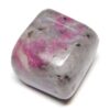 Nature's Crest - Ruby Feldspar (Manek / Manik) Tumbled Pebble Stones - Ruby with Feldspar Tumbled Stone 1 Pc