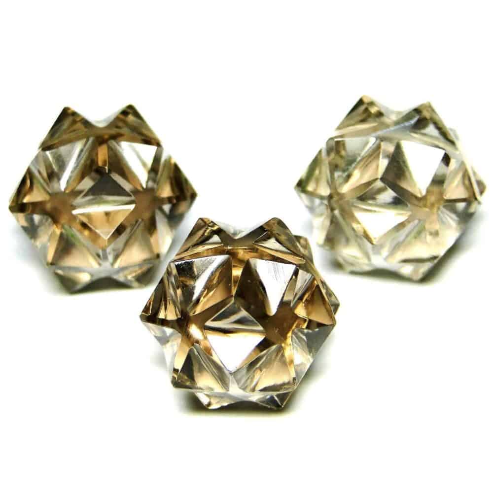 Smoky Quartz 20 Point Merkaba Star - Image 2