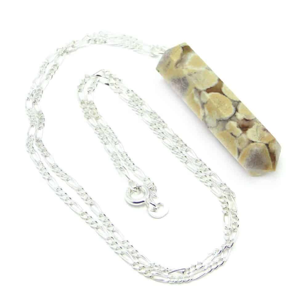 Spotted Agate Pencil Pendant - Image 2