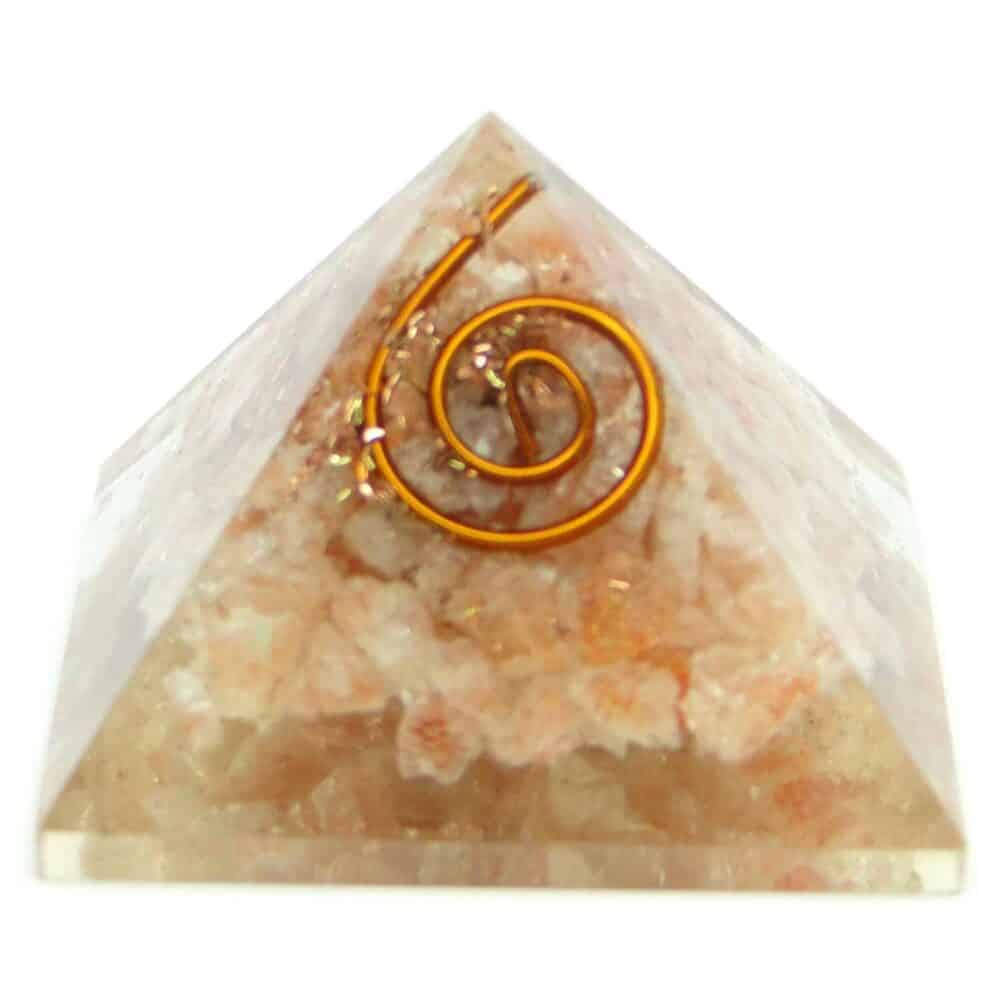 Nature's Crest - Sunstone Orgone Pyramid - Sunstone Orgone Pyramids