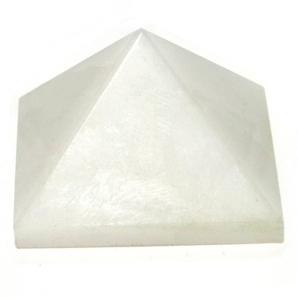 Nature's Crest - White Aventurine Pyramid - White Aventurine Pyramids