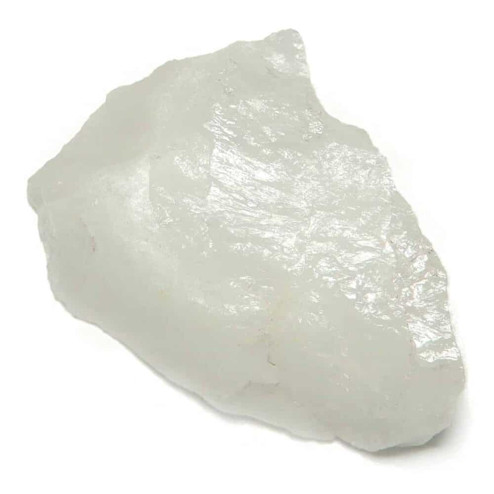 Nature's Crest - White Aventurine Natural Raw Rough Chunks - White Aventurine Rough Single