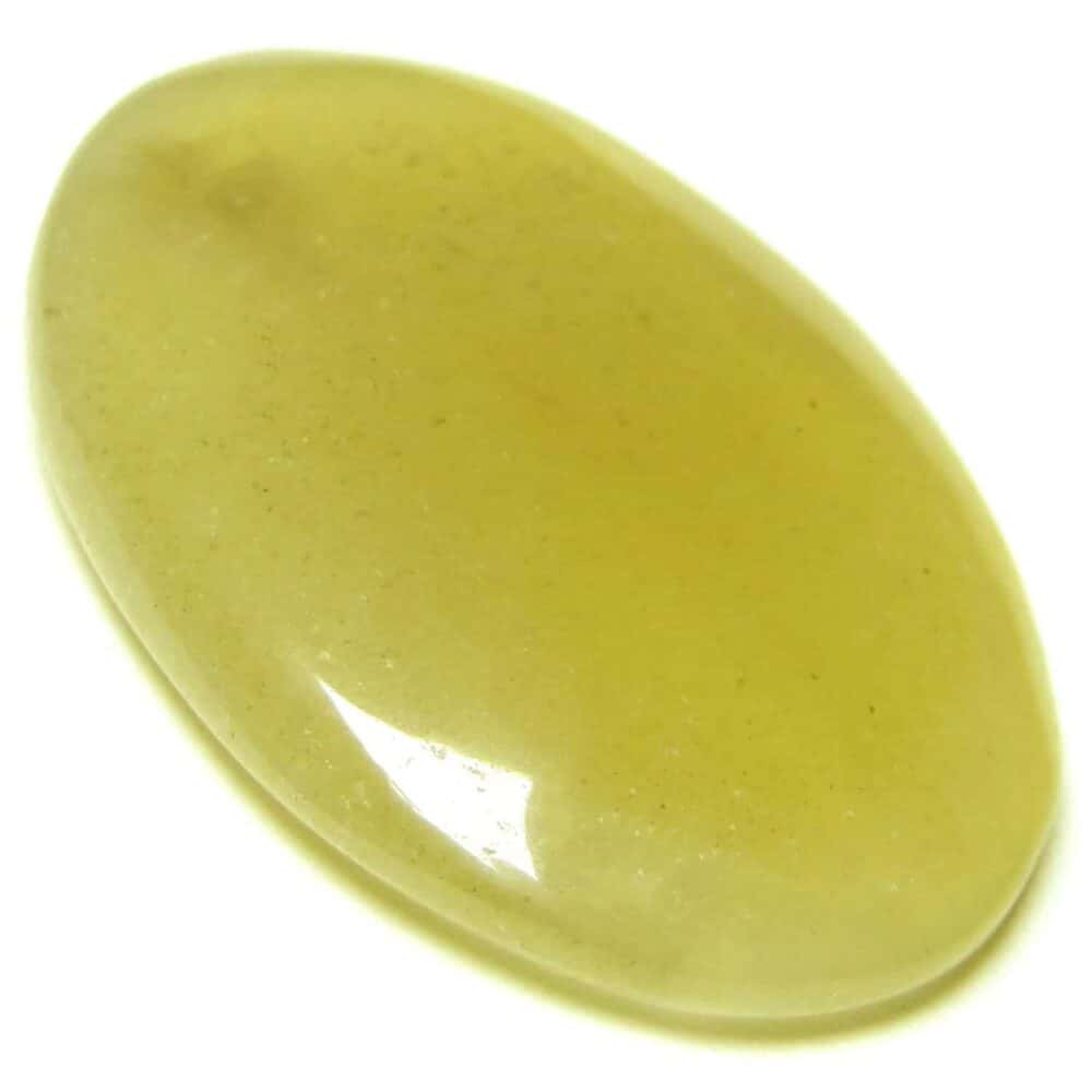 Nature's Crest - Yellow Agate Oval Cabochon - Yellow Agate Oval