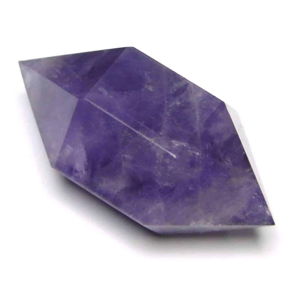 Nature's Crest - Amethyst Herkimer Diamond - Amethyst Herkimer Cut Point Crystal