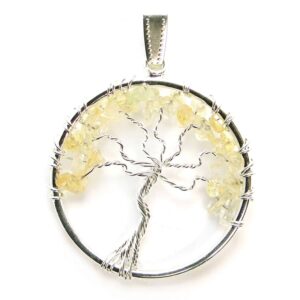 Citrine Tree of Life Pendant