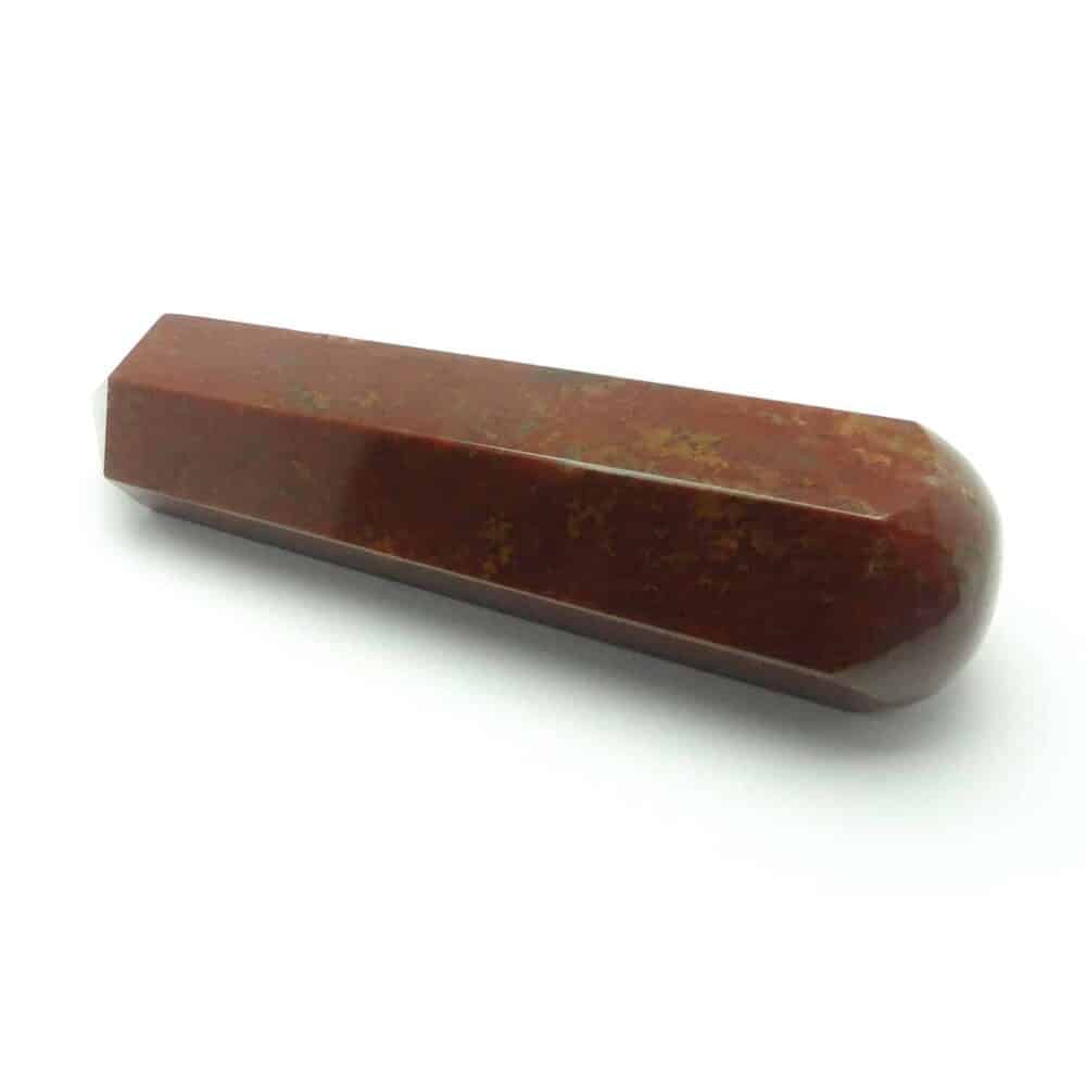 Nature's Crest - Red Jasper Healing Wand Massage Stick - Red Jasper 6 Fac Massage 2