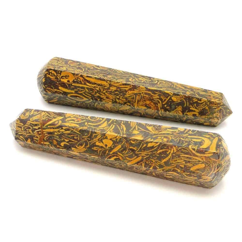 Snake Jasper Healing Wand Massage Stick - Image 3