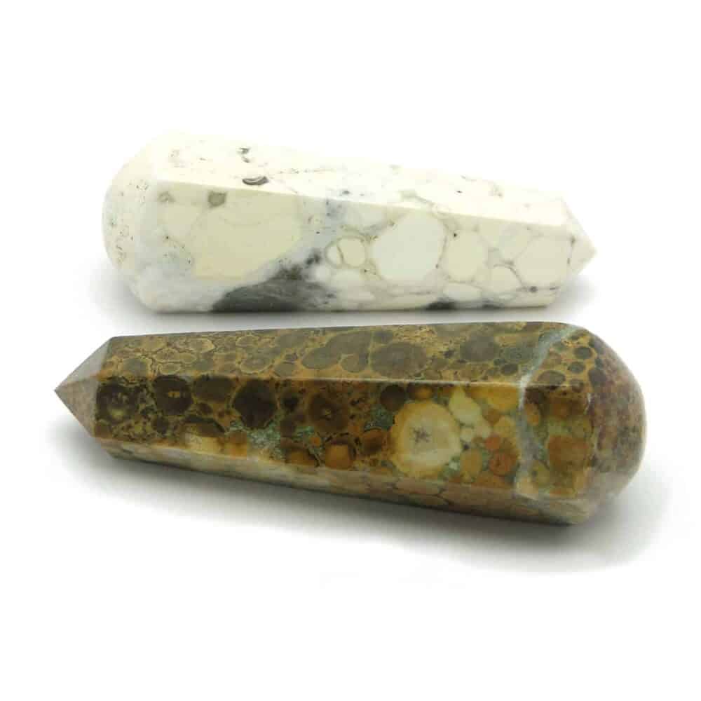 Spotted Agate Healing Wand Massage Stick - Image 3