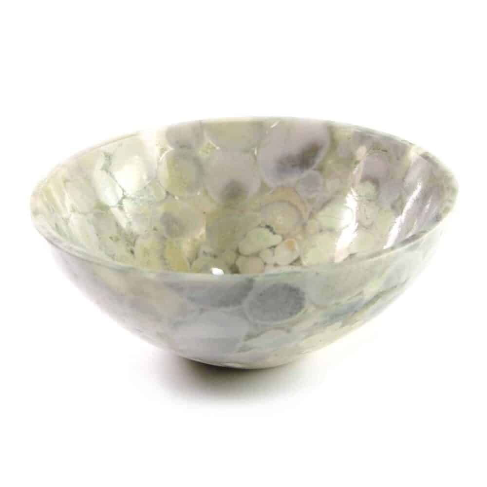Spotted Agate Gemstone Bowl 3"