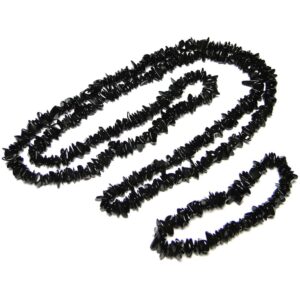 Black Agate Chip Beads