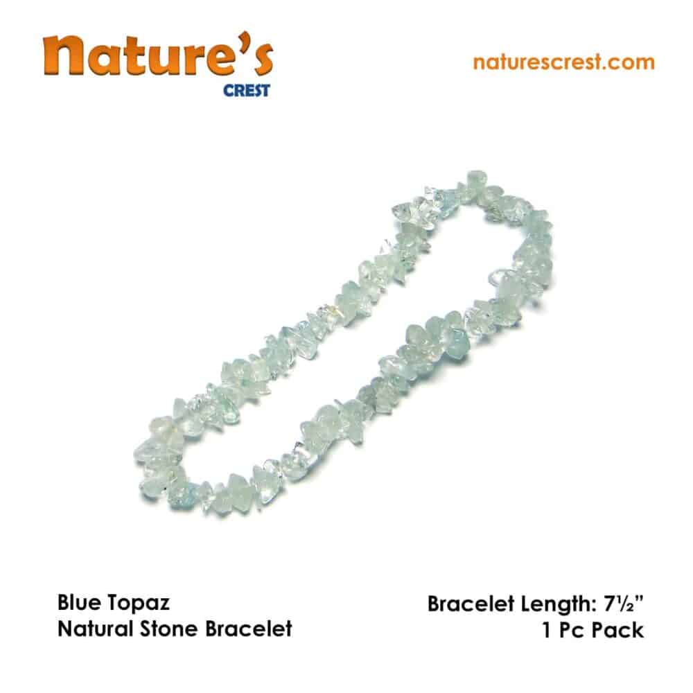 Blue Topaz Chip Beads - Image 4