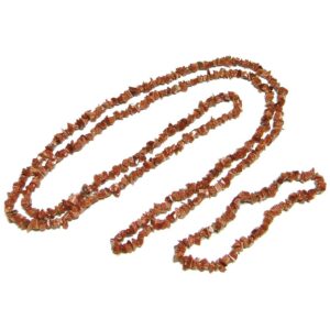 Brown Goldstone Re-Constructed Stone Chip Beads