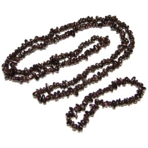 Garnet Dark Chip Beads