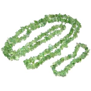 Green Fluorite Chip Beads