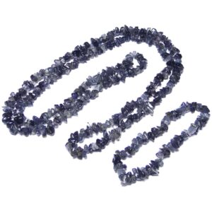 Iolite Chip Beads