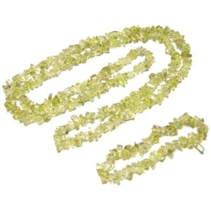 Lemon Quartz Chip Beads