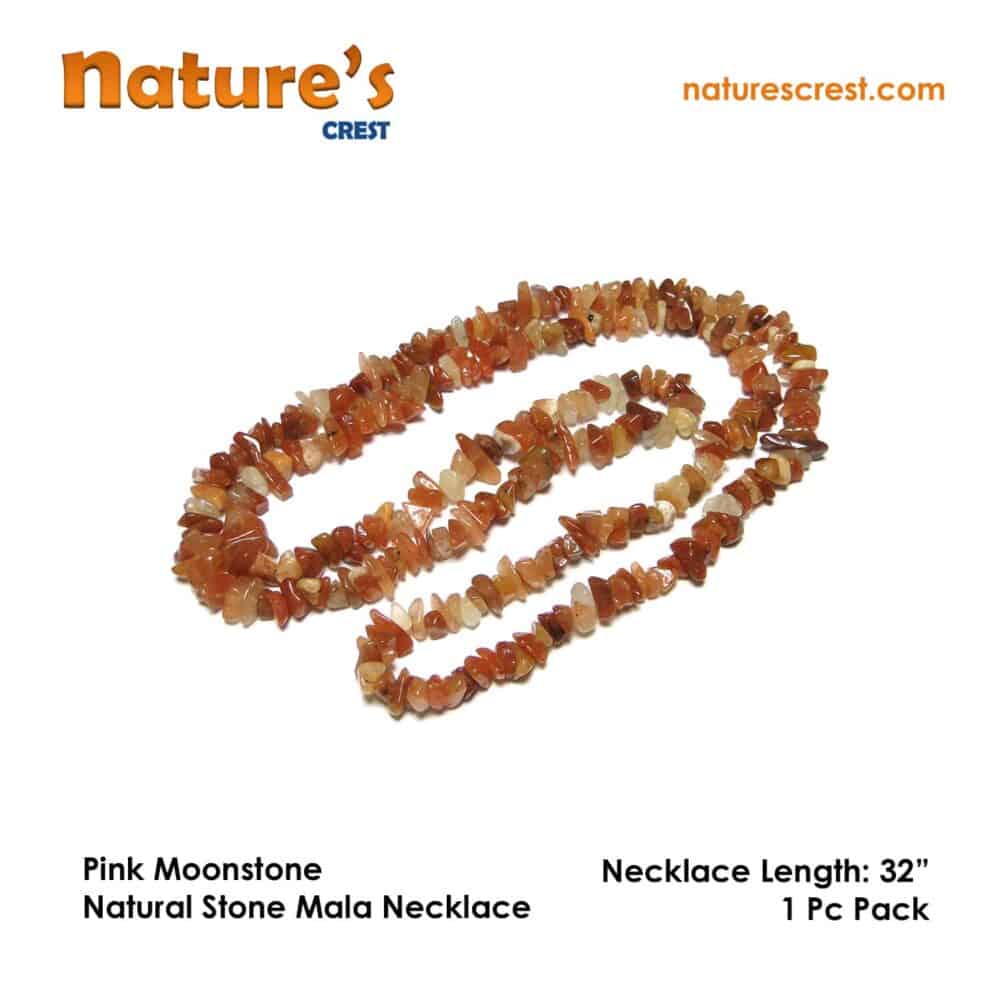 Pink Moonstone Chip Beads - Image 5