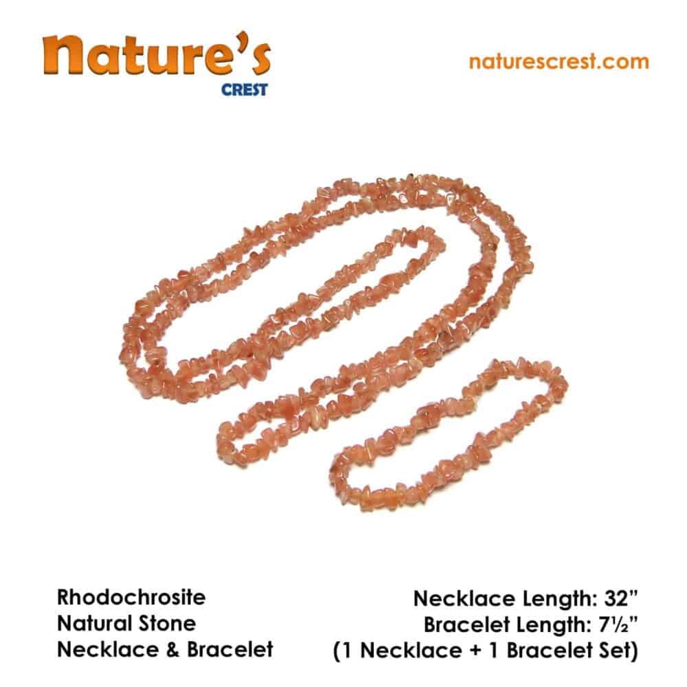 Rhodochrosite Chip Beads - Image 6