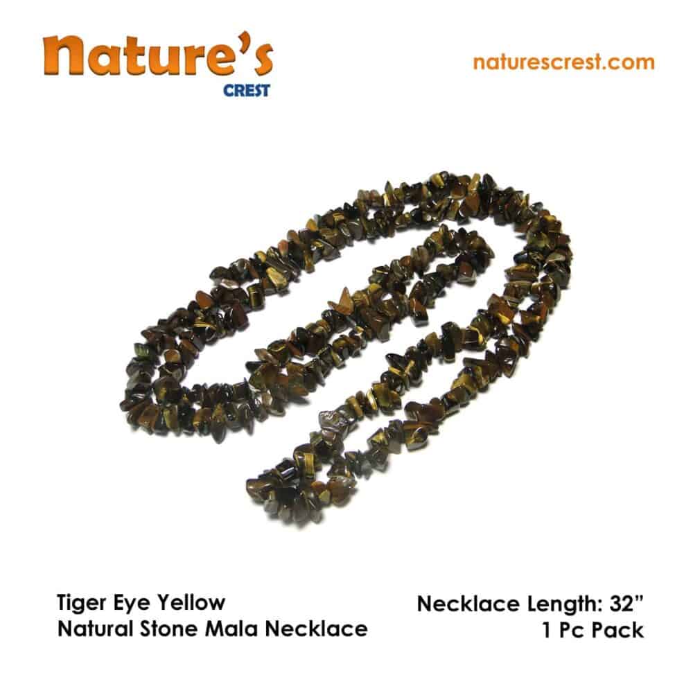 Tiger Eye Yellow Chip Beads - Image 5