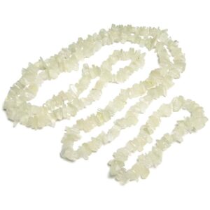 White Moonstone Chip Beads