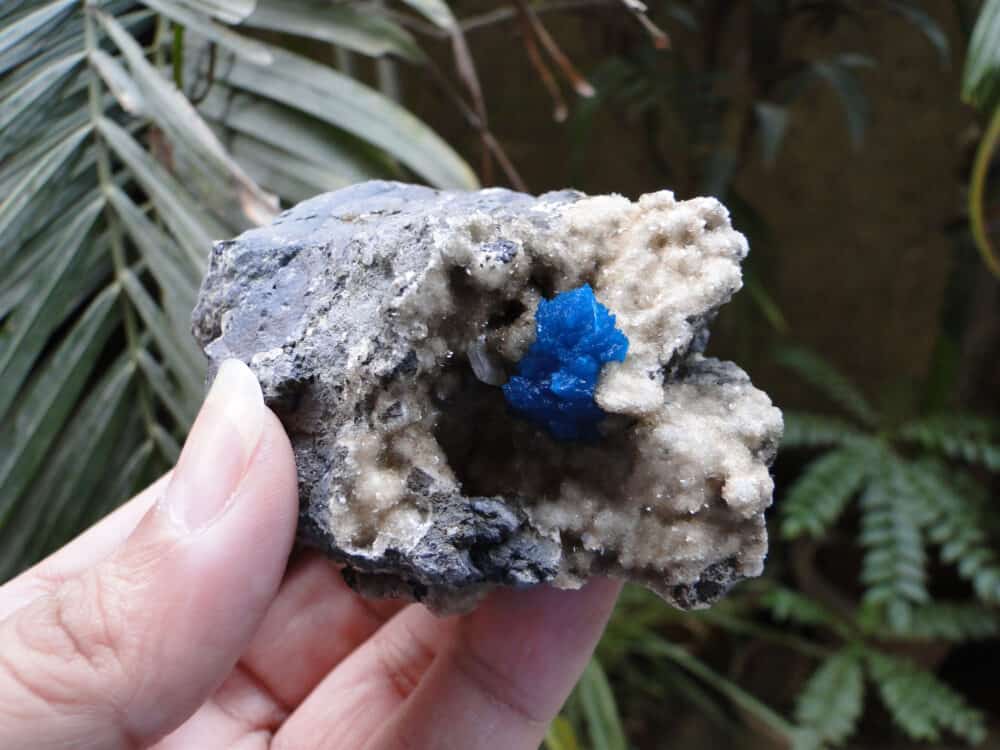 Cavansite Crystal on Heulandite Matrix - Image 5