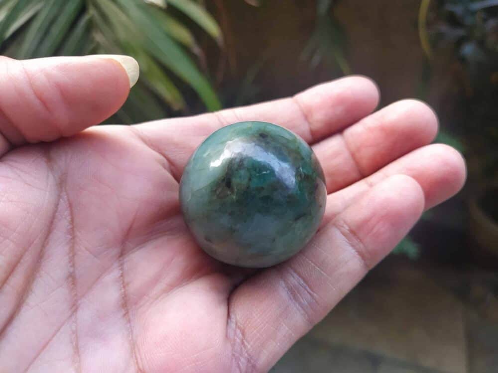 Emerald Beryl Polished Stone Sphere / Ball